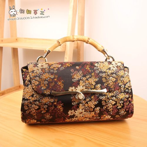 波士顿拼布布艺缝纫制作竹子拎