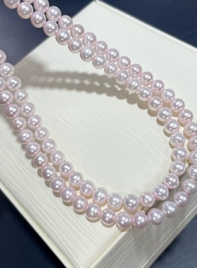 天然淡水珍珠几乎无暇s925项链