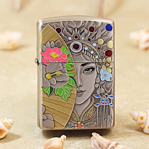夜色zippo正品  纯铜盔甲 环绕精雕 老子九子真言