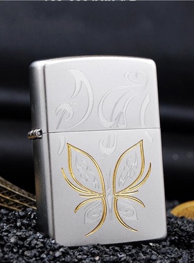 夜色zippo正品 金雕蝴蝶24339 专柜正版男士礼物 之宝防风火机
