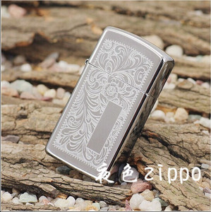 夜色zippo正品   双面 纤巧威尼斯人 1652