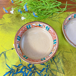 十五代隆泉窑｜赤绘花鸟｜小钵 人间GUO宝 茶点钵