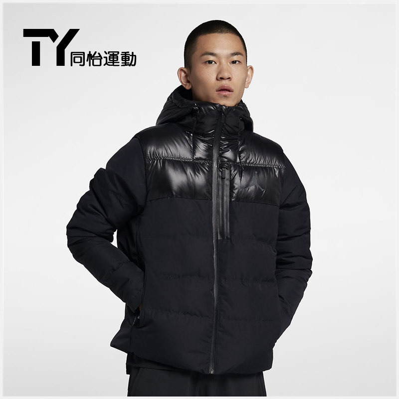 nike air jordan 男子防水aj篮球运动保暖羽绒服夹克924676-010