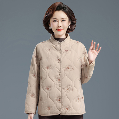 外套老人衣服妈妈秋上衣奶奶棉衣