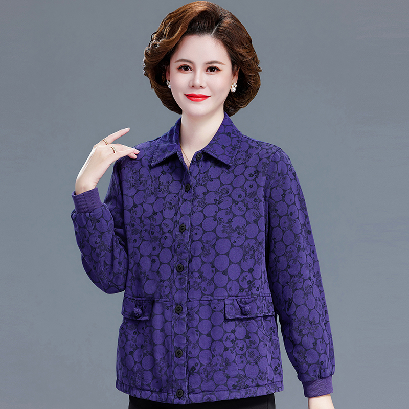 中老年短款外套2025新款春秋纯棉长袖休闲妈妈装大码时尚夹克上衣,女装/女士精品,中老年女装,淘宝优惠券,粉丝福利购,淘宝优惠卷