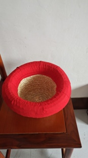 杂技道具小丑滑稽搞笑道具杂耍道具草帽红边大草帽