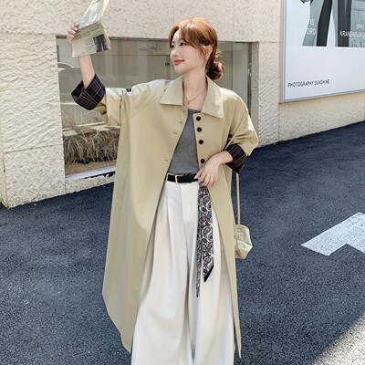 收腰优质韩式春秋季精品长袖春装新款中美洋气质风衣外套女