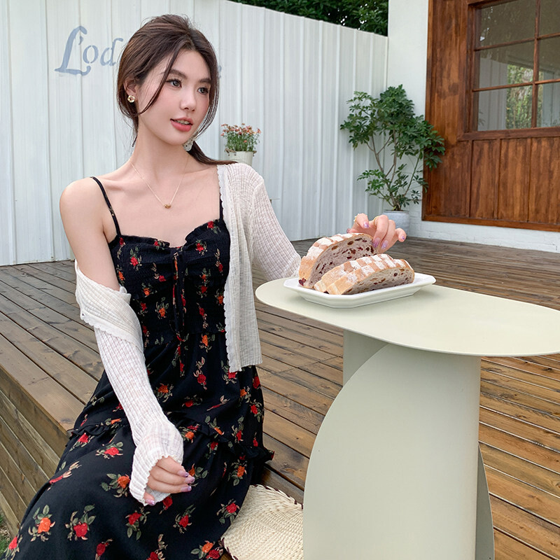 夏显瘦新款上市ins风度假优质H版型宽松精品其他刺绣裙子套装