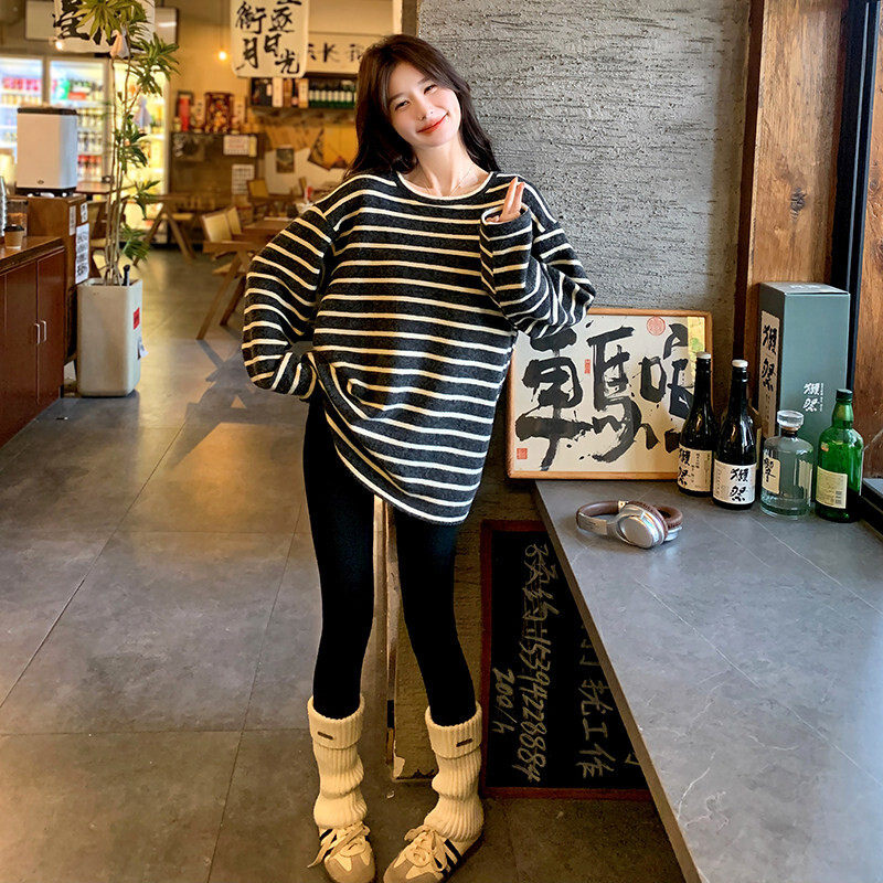 新款羊毛优质宽松型复古精品德绒出货秋冬爆款针织美洋恤打底衫