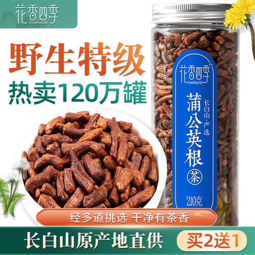 长白山野生蒲公英根茶热销百万罐