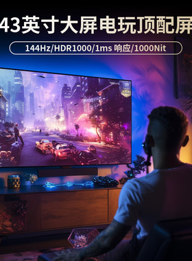 43英寸4K-144HZ显示器专业电竞适配ps4/5外接游戏机大屏电脑42/44