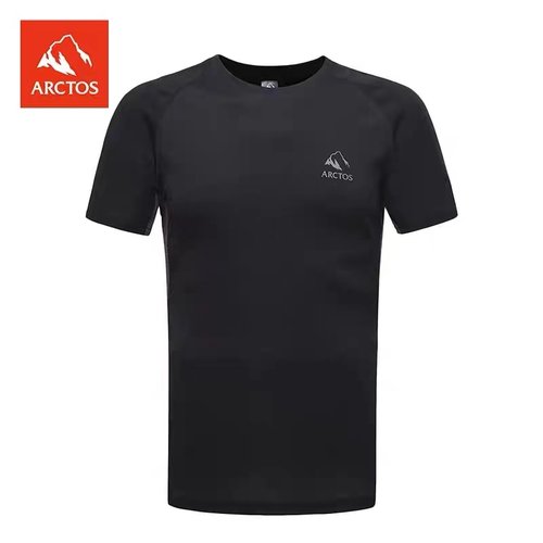 极星圆领运动快干排汗透气短袖T