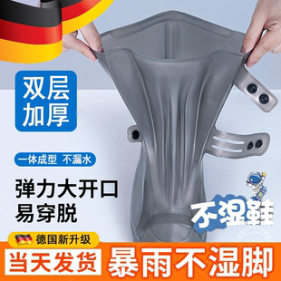 户外徒步雨靴男士 男款 套防滑加厚耐磨下雨天水鞋 德国特厚防水雨鞋