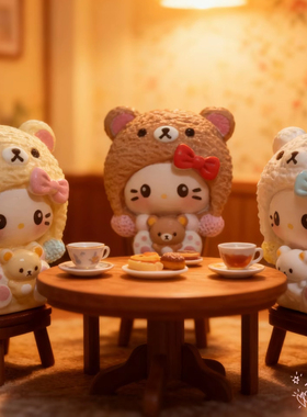 定制立体熊熊kt食玩微缩树脂配件材料摆件场景