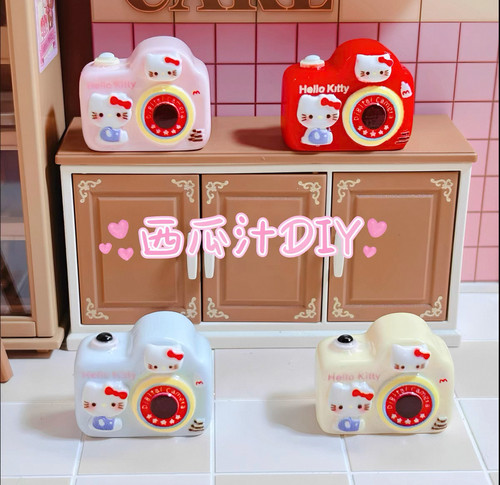 按钮kt照相机仿真食玩微缩树脂配件奶油胶材料摆件装饰手工场景