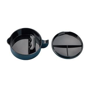 多功能仿瓷墨池防摔塑料墨盒带盖小砚台书法绘画调色盘笔架笔山墨碟墨盘文房四宝初学者学生盛墨专用笔洗墨碗