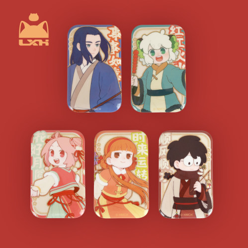 罗小黑春朝焕新系列马口铁徽章