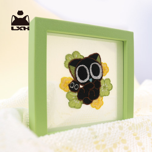 罗小黑非遗苏绣手工体验材料包