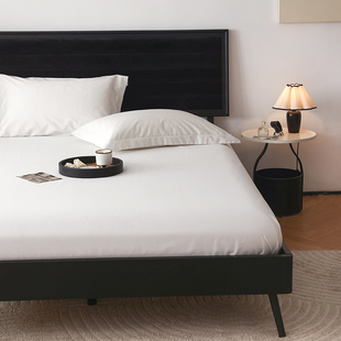 A类单件纯白色100支单双人新疆长绒棉全棉被套1.8床笠2米床单枕套