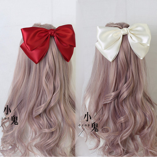 缎带发夹lolita复古风超大蝴蝶结