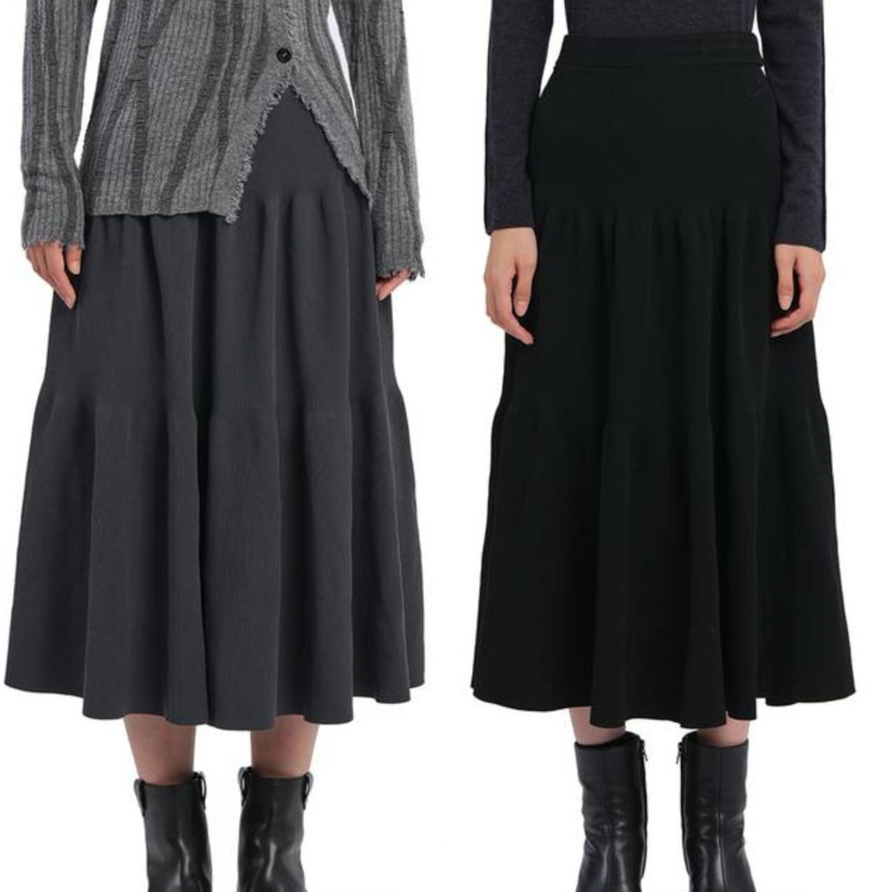 INITIALA字裙百搭半身裙