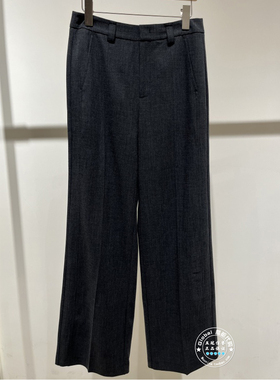 MOFAN/摩凡 国内代购 26早春 百搭深灰色直筒休闲裤 MAK652210