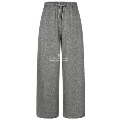 MOUSSY26秋抽绳阔腿休闲裤特价