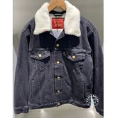 006P8 正品 0000 男士 仿羊羔毛翻领牛仔外套 levis李维斯 26早春