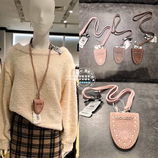 MOUSSY国内代购 鹿皮几何图形挂件挂饰品 028IAA50 1002 25秋冬