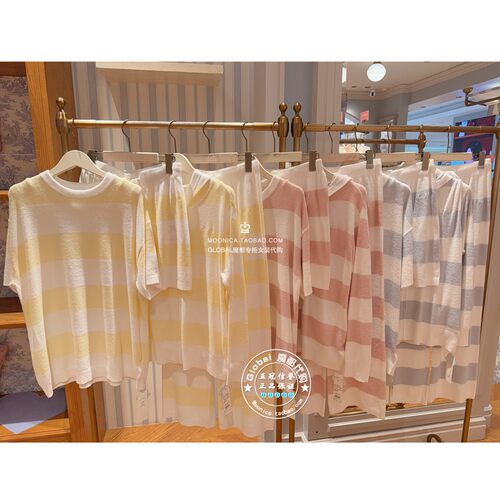 gelato pique 代购 条纹睡衣女PWNT262023/PWNT262024/PWNP262025