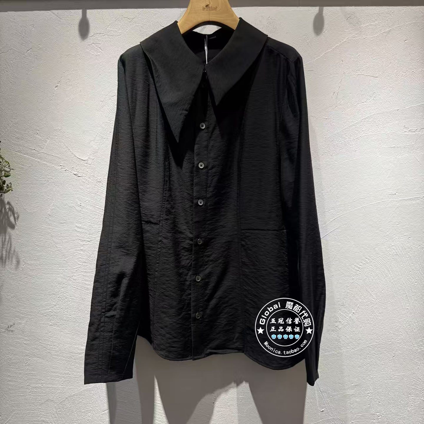 INITIAL国内代购 26春 女翻领简约长袖衬衫26SITFLMXX099不退换