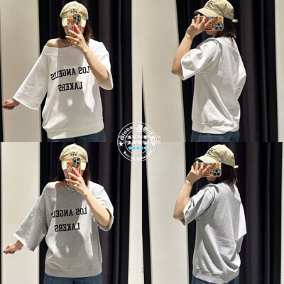 MOUSSY2026春夏印花短袖T恤衫女