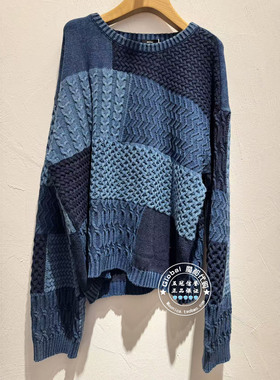 INITIAL国内代购 26春 女圆领拼色休闲毛衣26SOTFMCVV532不退换