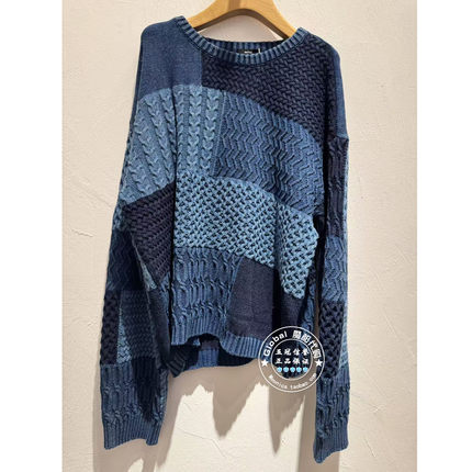 INITIAL国内代购 26春 女圆领拼色休闲毛衣26SOTFMCVV532不退换