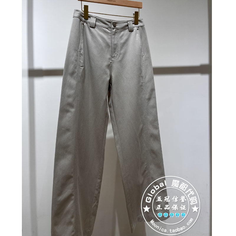 MOFAN/摩凡 国内代购 25夏 百搭蛋酒色宽松直筒休闲裤 MAK563051