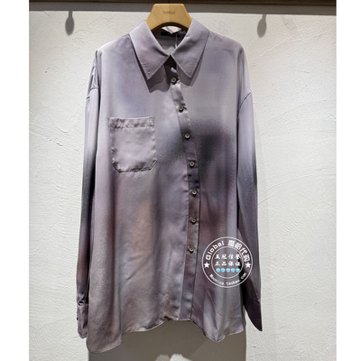 INITIAL国内代购 25秋 女翻领晕染时尚衬衫25FITFMCVV566不退换