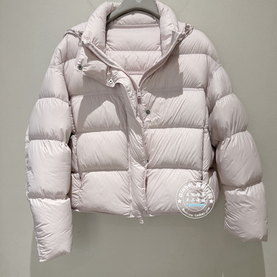 NUTS女装国内代购 2025冬 纯色连帽简约休闲短款羽绒服6410949A1