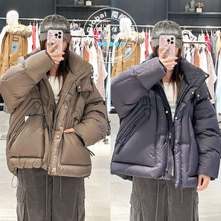 特价 MOUSSY国内代购 24冬 立领短款面包羽绒服外套028HAA30-2481