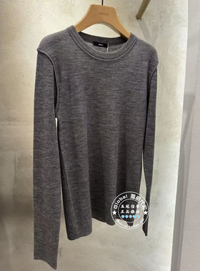 INITIAL国内代购 25冬女圆领简约百搭长袖T恤25WOTFMCVV916不退换