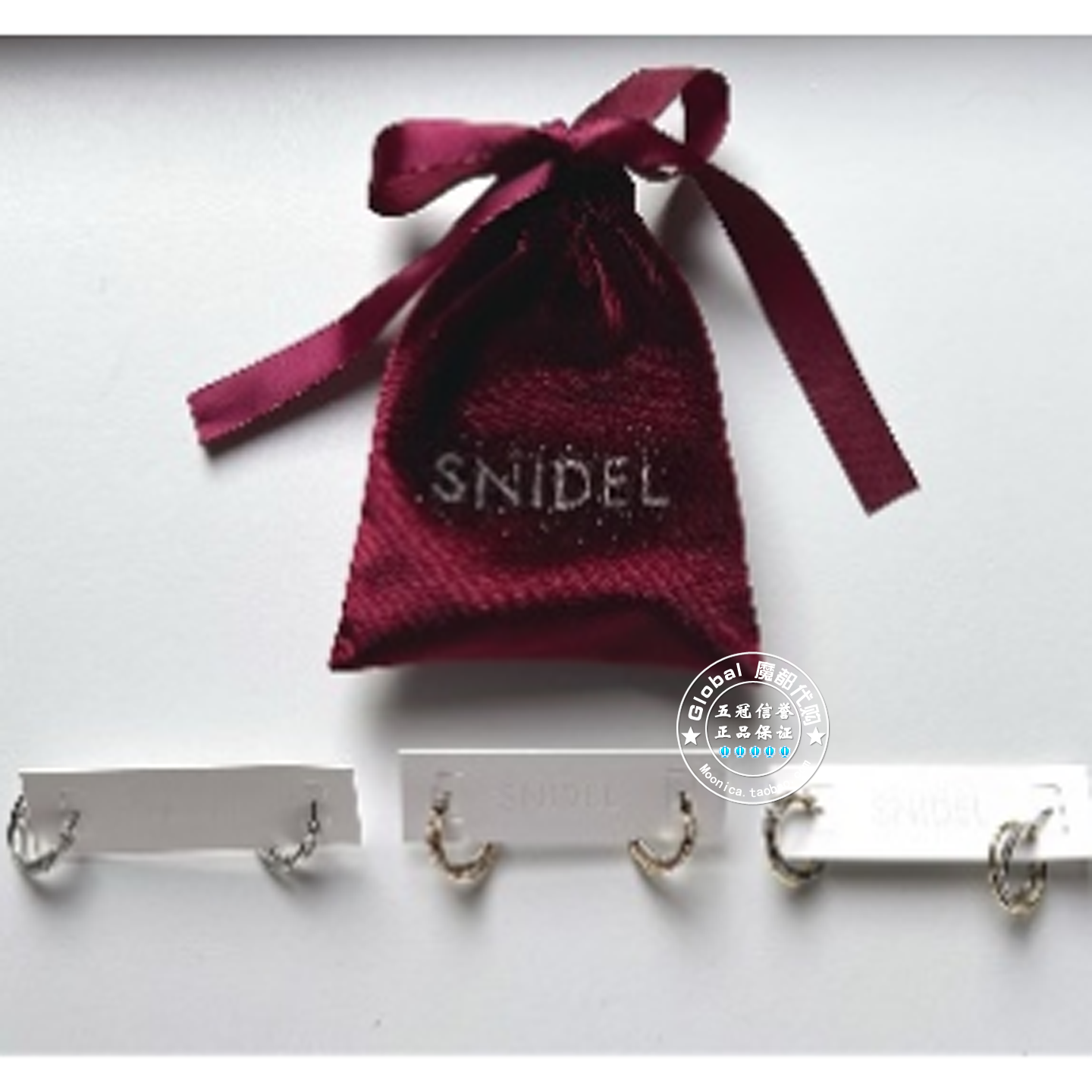SNIDEL耳环耳饰百搭简约