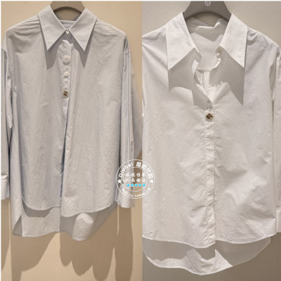 NUTS女装国内代购 2025冬 纯色翻领简约休闲百搭衬衫6330102A1