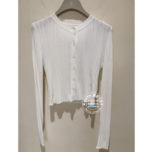 NUTS国内代购 2026春 纯色圆领简约休闲百搭针织开衫7140546A1