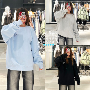 030ISR01 特价 休闲圆领字母卫衣上衣女 25春 0531 SLY国内代购