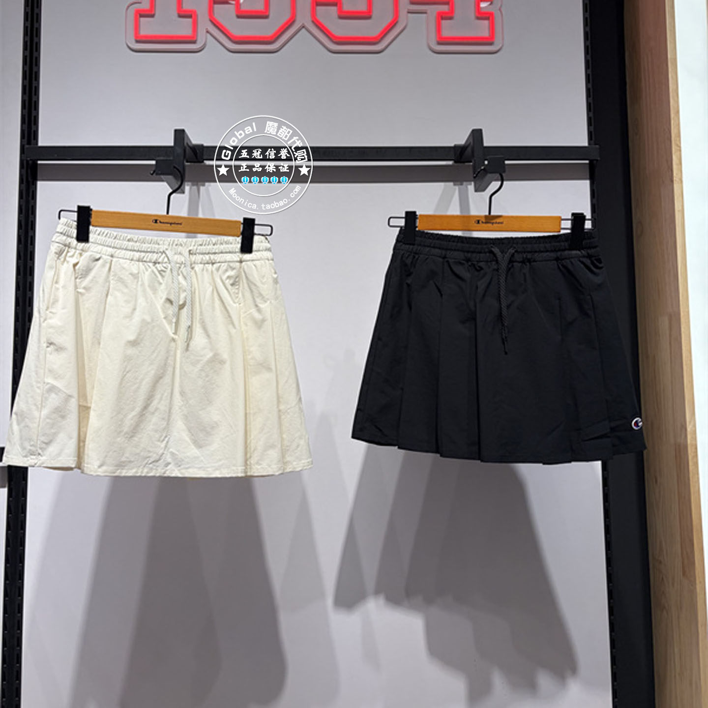 CHAMPION冠军国内代购 26夏 松紧腰工装口袋短裙女 U6BSKSW135