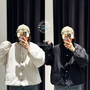 MOUSSY国内代购 25秋冬 BLACK圆领宽松羽绒衣服外套031IAA30-1551