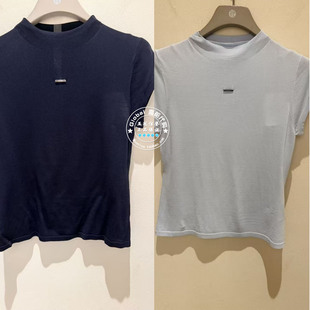 NUTS国内代购 2026春 纯色圆领简约修身百搭短上衣7210523A1