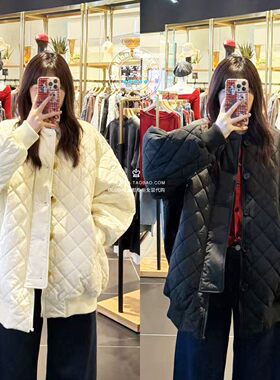 MOUSSY日系休闲立领宽松棉服外套