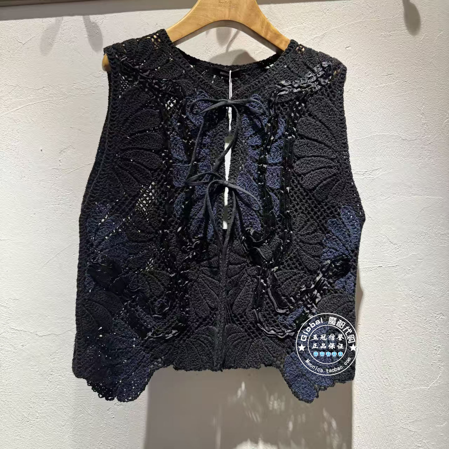 INITIAL国内代购 26春 女镂空钩花针织马夹26SWVFLMXX019不退换