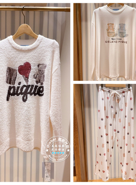 gelato pique代购小熊睡衣男女PMCT261343/PMCP261345/PMNT261043