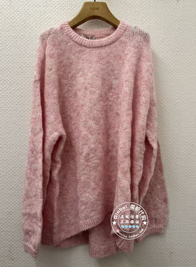 INITIAL国内代购 25冬 女圆领宽松百搭毛衣25WOTFMCVV876不退换
